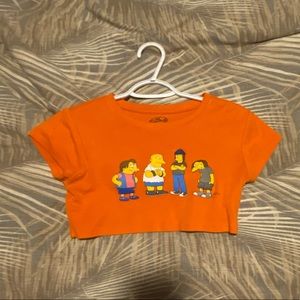 simpsons crop top
